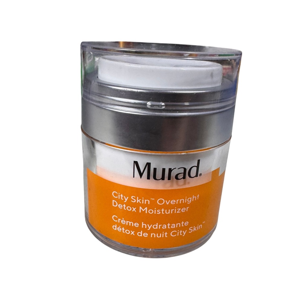 Murad City Skin Overnight Detox Moisturizer Vitamin C Night Cream 1.7oz 50ml
